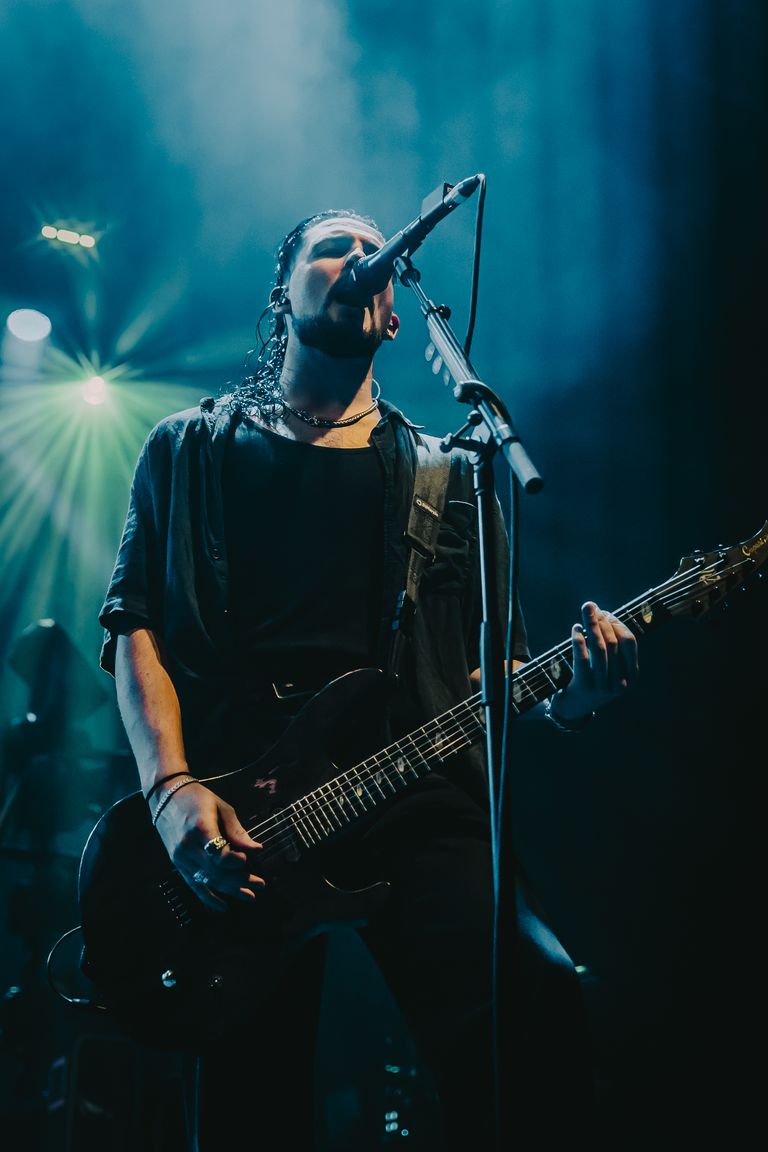 Bleed From Within performing live at AEC Theatre in Adelaide